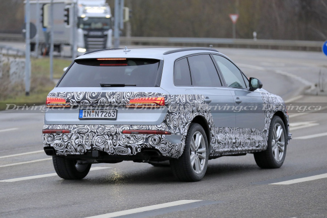 spied! 2024 audi q7 gets a nip and tuck