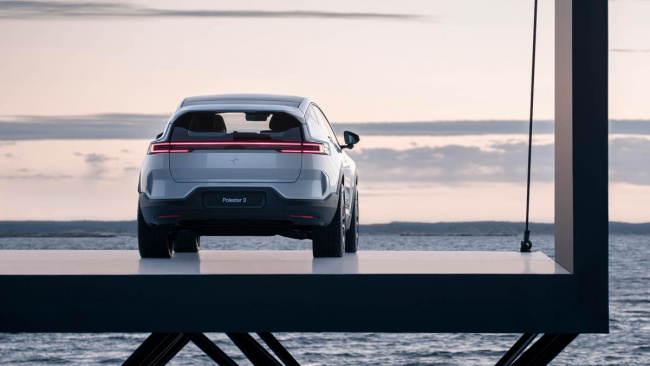 polestar 4, its tesla model y sized electric suv, spotted for first time