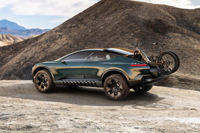 audi’s activesphere concept is an ev coupe that can be converted into a pickup truck