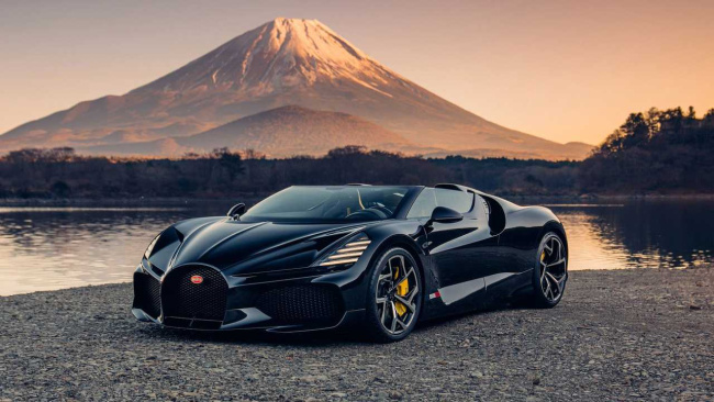 bugatti mistral roadster photos from tokyo are eye candy