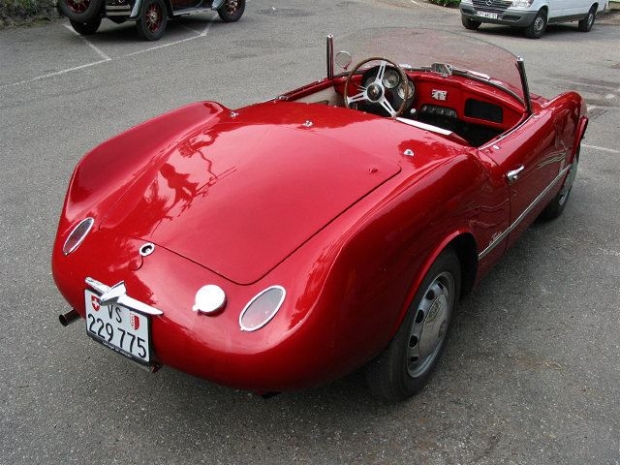 1955 Alfa Romeo Giuletta Spider (Bertone), 1950s Cars, Alfa Romeo, convertible, sports car