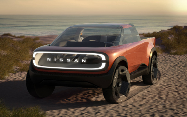 electric nissan pickup generating interest among company dealers