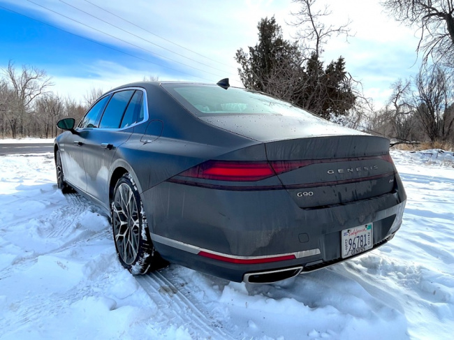 genesis, snow, what is it like to drive the 2023 genesis g90 in the snow?