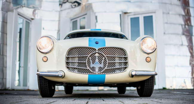 This Zagato-bodied Maserati A6G is a snow-white beauty 