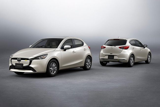 mazda, car news, hatchback, sedan, 2023 mazda2 facelift on sale in june