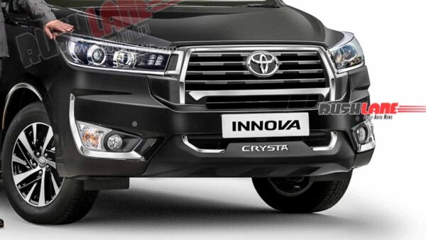 2023 toyota innova crysta facelift – diesel mt launch bookings at rs 50k