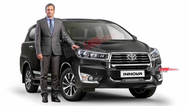 2023 toyota innova crysta facelift – diesel mt launch bookings at rs 50k