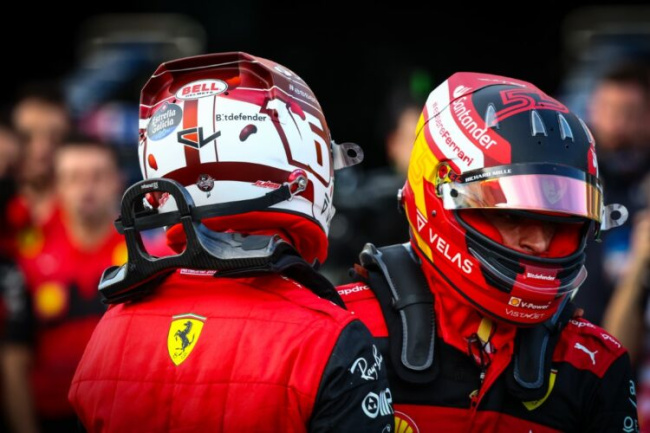 Ferrari, Leclerc, Sainz