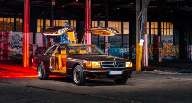 Dreams of burning rubber in Paris with five fantastic Mercedes-Benz bruisers
