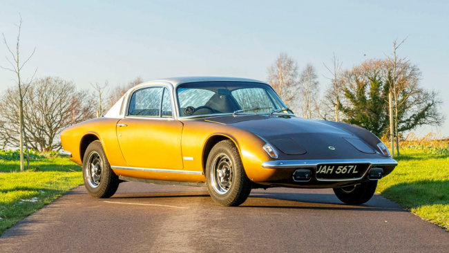 For sale: Lotus Elan +2 formerly driven by Lotus founder Colin Chapman