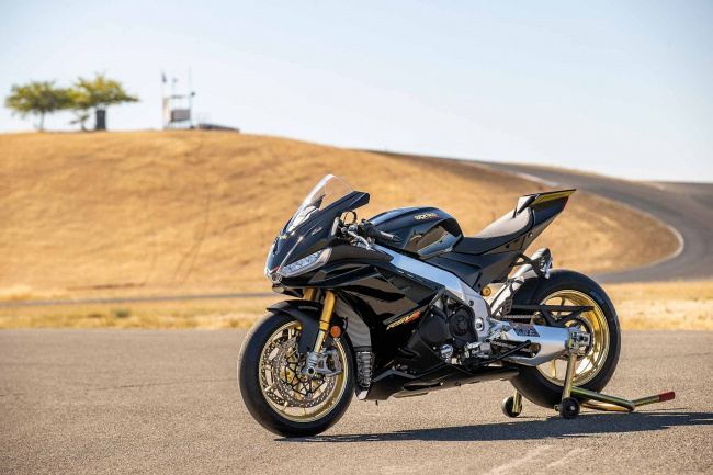 The Aprilia RSV4 Factory returns as our last liter-class shootout’s victor, now with several updates aimed at helping it stay atop the throne.