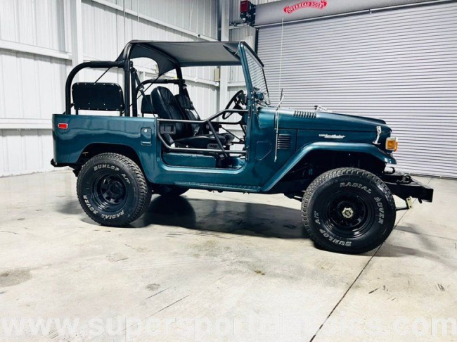 american, news, muscle, newsletter, handpicked, sports, classic, client, modern classic, europe, features, luxury, trucks, celebrity, off-road, exotic, asian, super sport classic's fj40 is fully restored & ready for the show or the trail