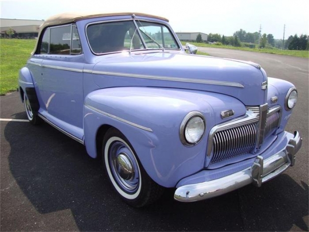 1942 Ford Super Deluxe, 1940s Cars, convertible, ford, white wall tires