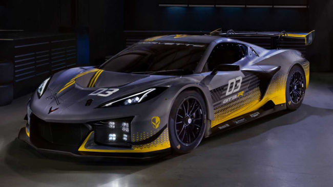 2024 chevrolet corvette z06 gt3.r race car revealed ahead of daytona 24