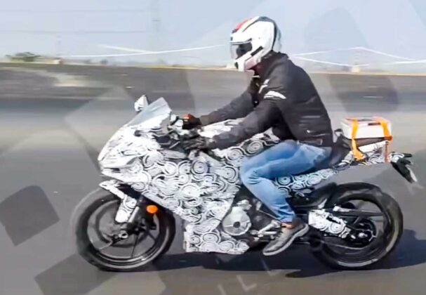 new aprilia 300cc sports bike spied in india – rc 390, apache 310 rival