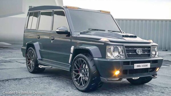 2024 tata sumo reborn – render with g class inspired design