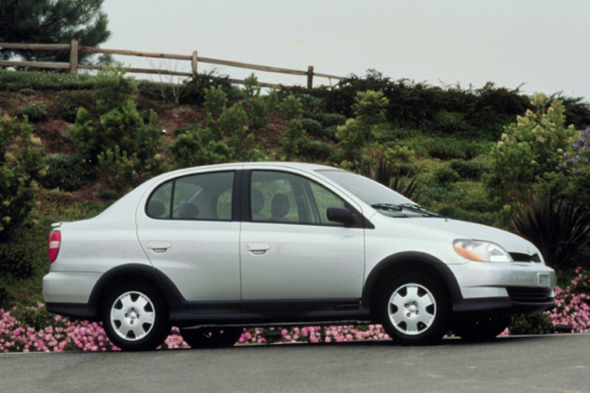 coupe, echo, sedans, toyota, the toyota echo is proof even the best companies fail sometimes