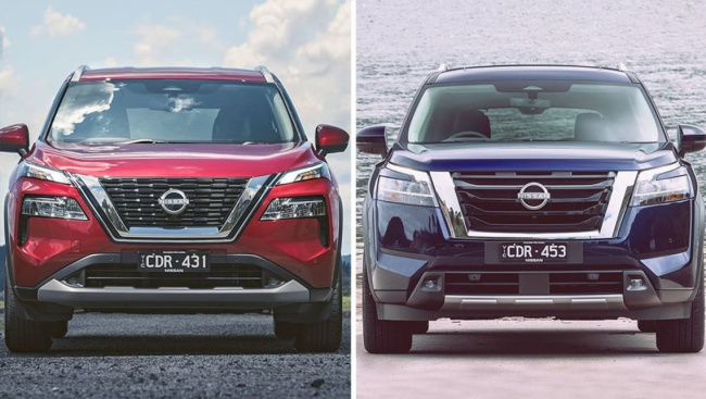 nissan navara, nissan qashqai, nissan x-trail, nissan juke, nissan pathfinder, nissan patrol, nissan leaf, nissan z, nissan qashqai 2023, nissan x-trail 2023, nissan navara 2023, nissan z 2023, nissan leaf 2023, nissan juke 2023, nissan pathfinder 2023, nissan patrol 2023, nissan news, nissan coupe range, nissan hatchback range, nissan suv range, nissan ute range, hatchback, industry news, showroom news, family car, family cars, adventure, sports cars, can the x-trail and pathfinder lead nissan back to sales success? why 2023 is a crucial year for nissan with its refreshed suv line-up