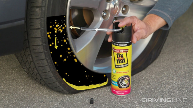 Can I Ditch My Spare Tire and Just Carry a Can of Aerosol Tire Repair Kit?