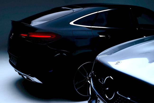 teaser, luxury, 2024 mercedes-benz gle suv and coupe teased ahead of imminent reveal