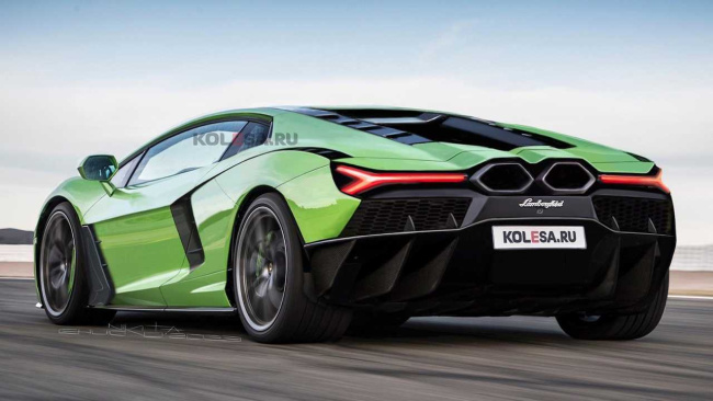 Lamborghini Aventador Replacement Rendering Based On Design Patent