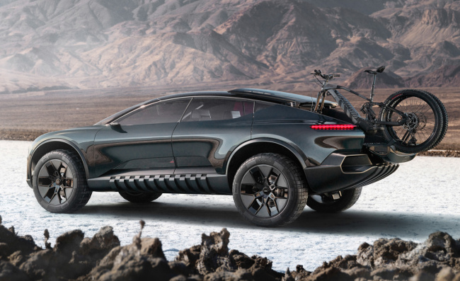 audi, audi activesphere, audi’s new car can transform from an suv into a bakkie