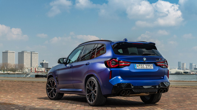 bmw's x3 & x4 m competition get a once-over