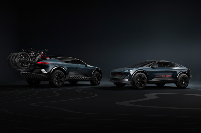 Audi activesphere concept is a fastback, SUV and pickup truck