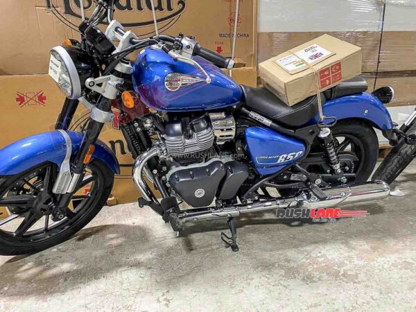 royal enfield super meteor 650 exports start – 1st units in the uk