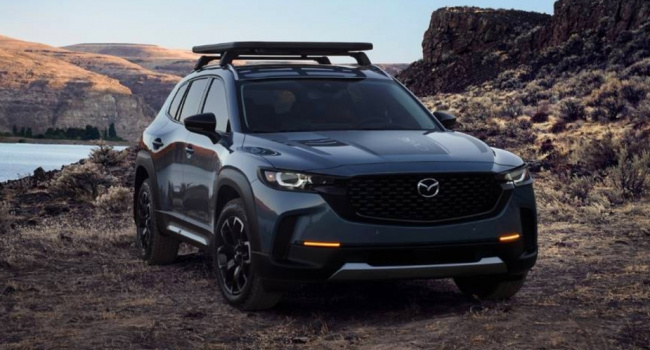 mazda, small midsize and large suv models, 2023 mazda cx-50 trims: want, get, pass