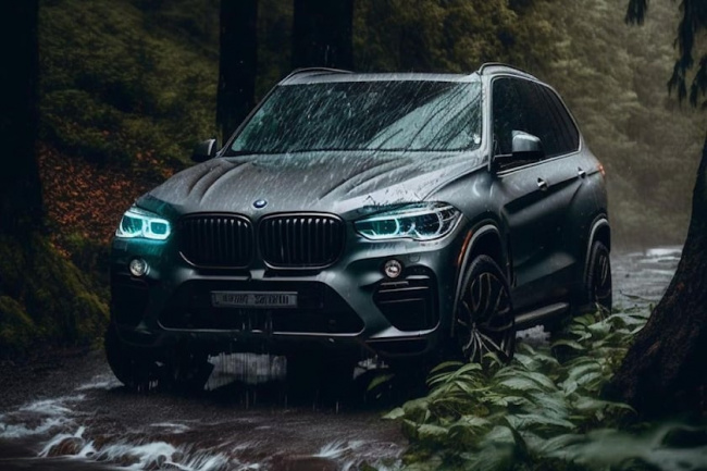 render, off-road, bmw uses artificial intelligence to design rugged off-roader renderings