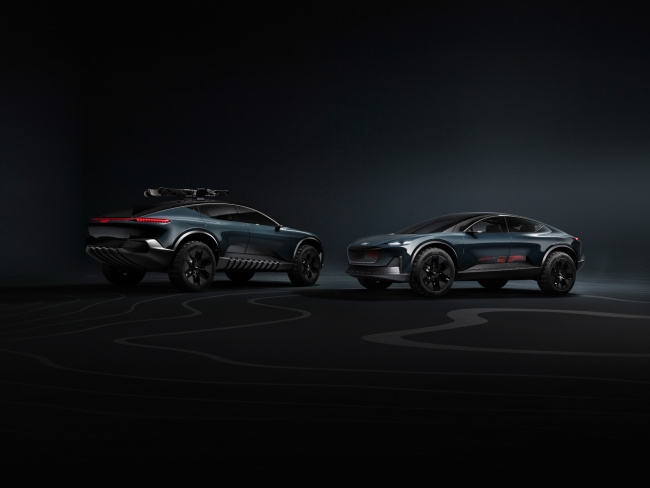 audi’s latest concept car is a four-door crossover coupé that is also a truck