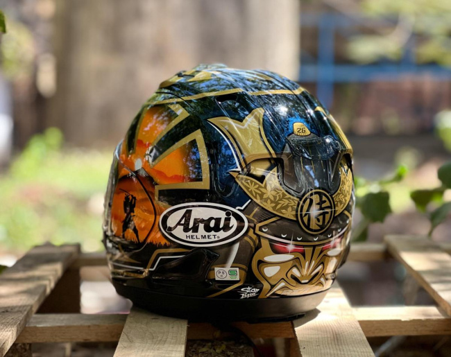 Bought myself an ARAI RX-7X Pedrosa Spirit Gold helmet, Indian, Member Content, Helmet, ARAI