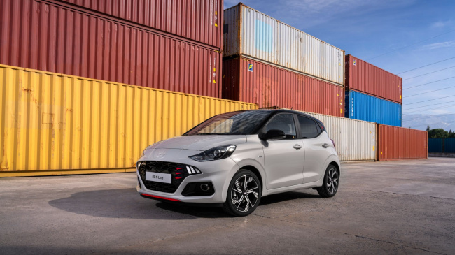 facelifted i10 debuts with sharper lines
