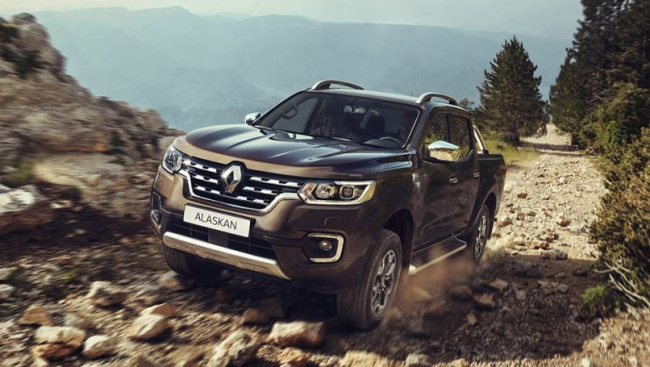 renault alaskan, renault news, renault commercial range, renault ute range, commercial, family cars, liberty, equality, fraternity, utility! renault alaskan ute could join australian line-up to challenge ford ranger, toyota hilux, as well as subaru brumby-style oroch
