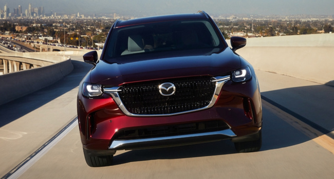 mazda, small midsize and large suv models, 3 2024 mazda cx-90 fast facts following its debut