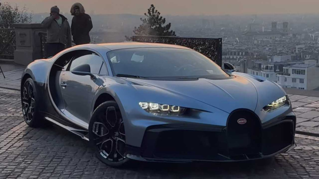 Bugatti will auction the car this week.