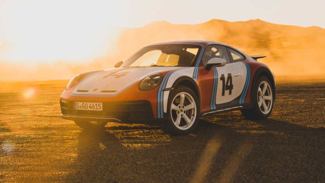 2023 Porsche 911 Dakar first drive exterior