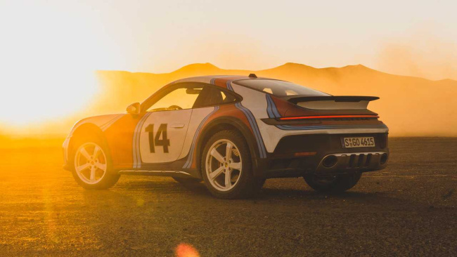 2023 Porsche 911 Dakar first drive exterior