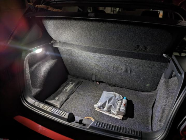 DIY: Installed a boot lamp in my Volkswagen Polo TSI AT, Indian, Member Content, Volkswagen, Volkswagen Polo, automatic, boot light