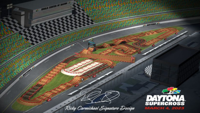 Carmichael Designs Daytona Supercross Track