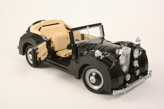 Alvis TA 28, lego car, old car, vintage car