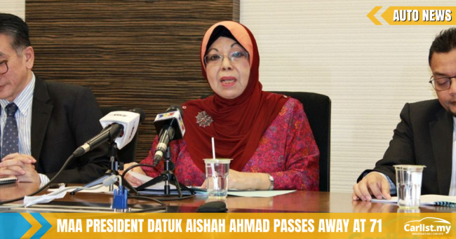 Auto News, Datuk Aishah Ahmad, Datuk Aishah Ahmad MAA President, MAA President, malaysian automotive association