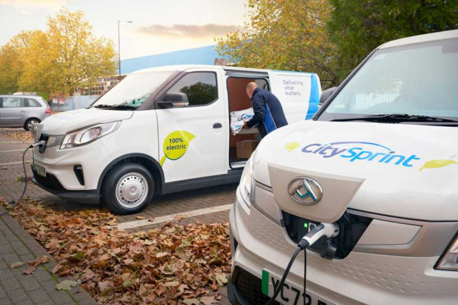 commercial, environment, telematics, electric vehicles, citysprint expands ev fleet with 40 new electric vans