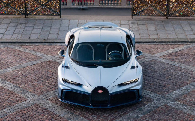 bugatti chiron profilée becomes most expensive new car sold at auction