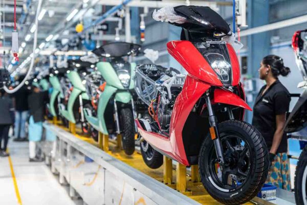 ather electric scooter records 1 lakh production – jan 2023 sales at 12k