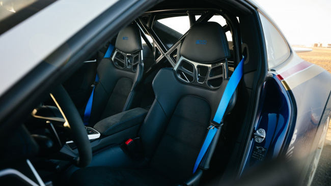 Serious sports seats hold you in place