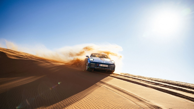 Dune-bashing, Porsche style