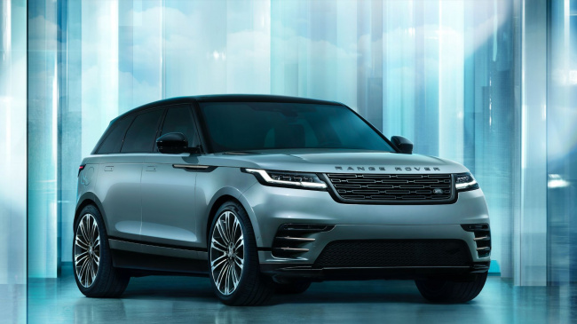 range rover velar gets updated look and a big screen