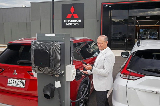 mitsubishi, car news, electric cars, technology, mitsubishi delivers vehicle-to-grid charging tech in oz